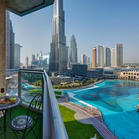 דובאי Durrani Homes - Luxe Living With Burj Khalifa And Fountain View - Third Room Without Partition מראה חיצוני תמונה