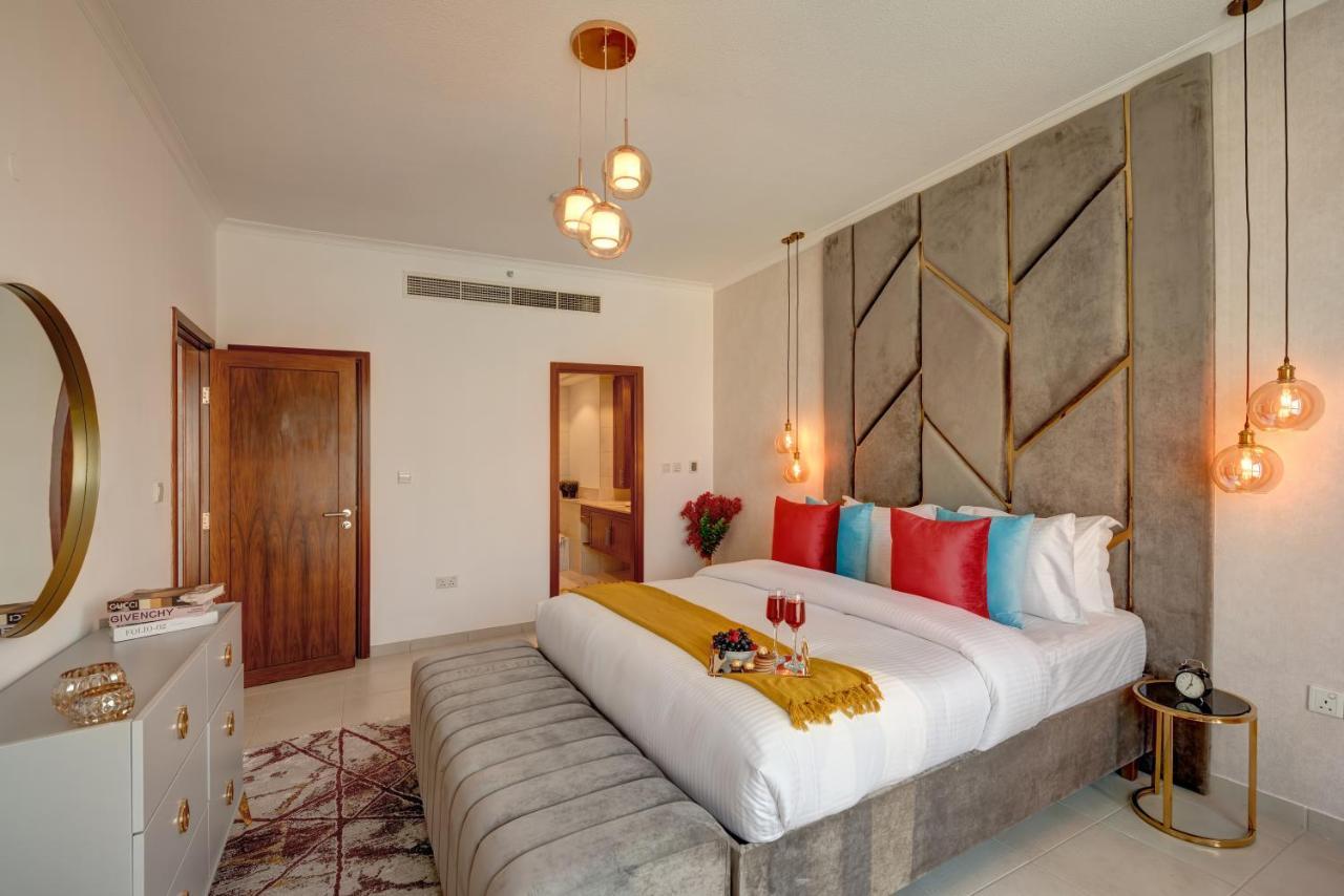 דובאי Durrani Homes - Luxe Living With Burj Khalifa And Fountain View - Third Room Without Partition מראה חיצוני תמונה