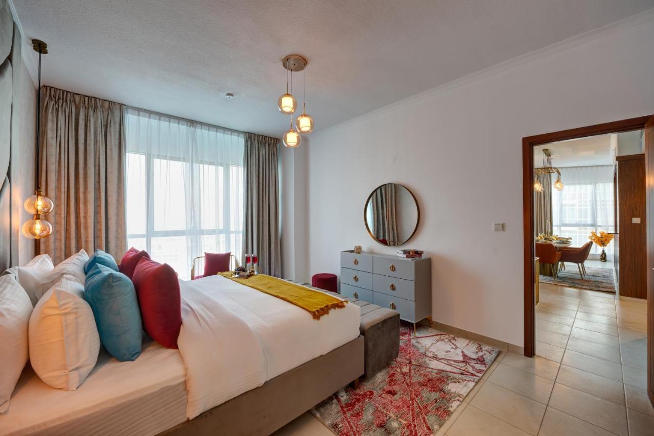 דובאי Durrani Homes - Luxe Living With Burj Khalifa And Fountain View - Third Room Without Partition מראה חיצוני תמונה