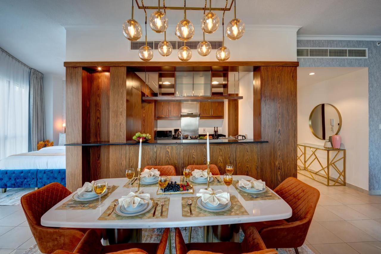 דובאי Durrani Homes - Luxe Living With Burj Khalifa And Fountain View - Third Room Without Partition מראה חיצוני תמונה
